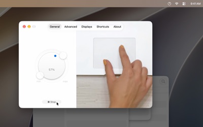 Trackpad gestures demo